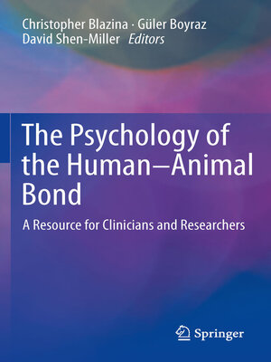 cover image of The Psychology of the Human-Animal Bond